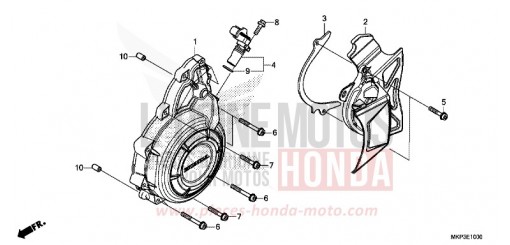 COUVERCLE DE GENERATEUR C.A. CBR500RAN de 2022